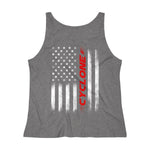 American Flag Cyclone Tank Top (Red) - 5ohNation