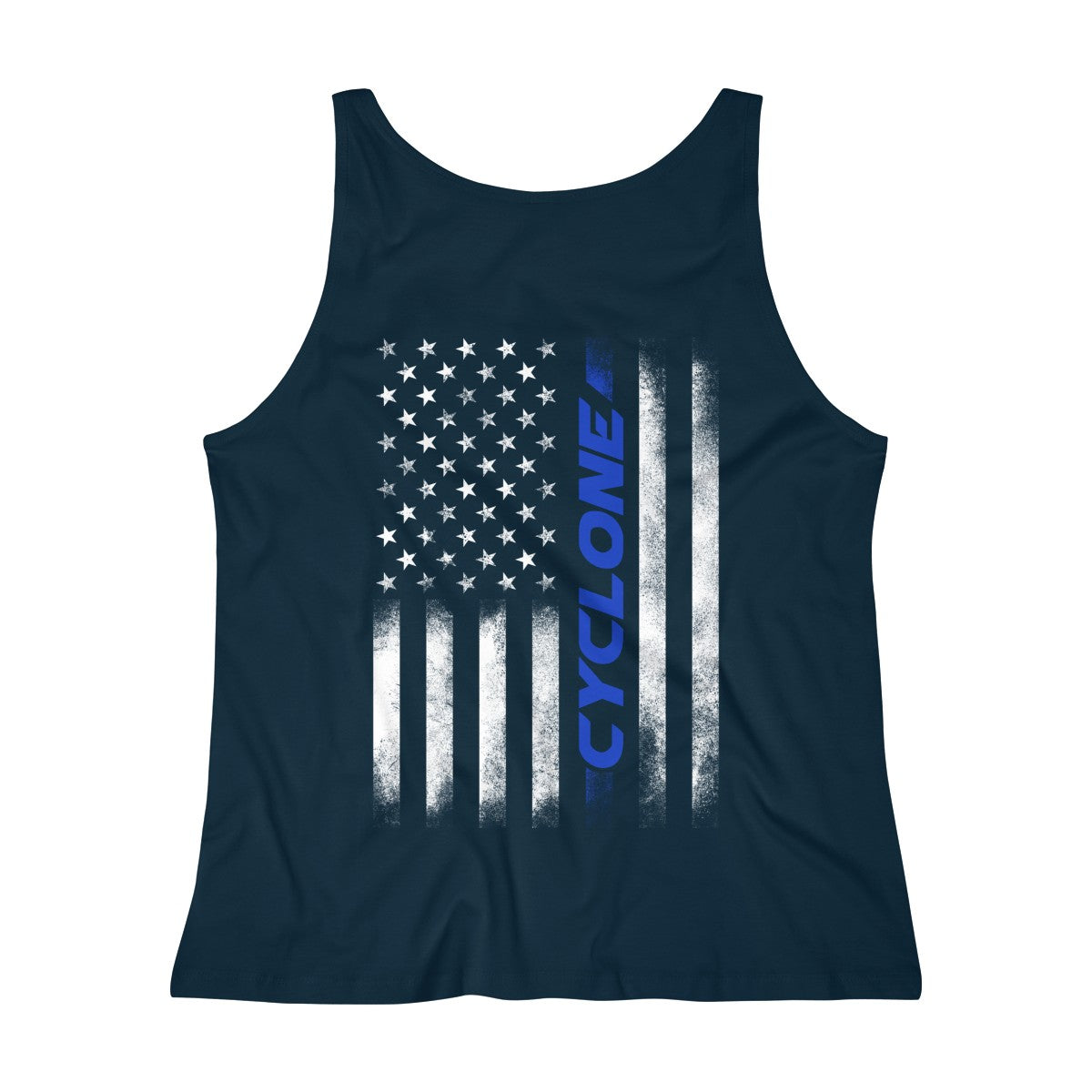 American Flag Cyclone Tank Top (Blue) - 5ohNation