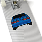 87-93 Blue Hatchback Sticker (Rear) - 5ohNation