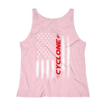 American Flag Cyclone Tank Top (Red) - 5ohNation