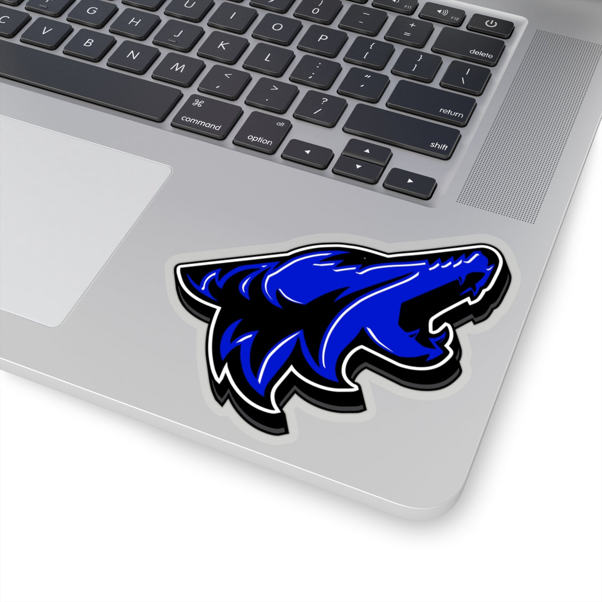 Deep Impact/Lightning Blue Coyote Sticker 3D - 5ohNation