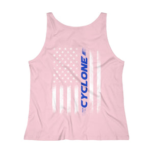 American Flag Cyclone Tank Top (Blue) - 5ohNation