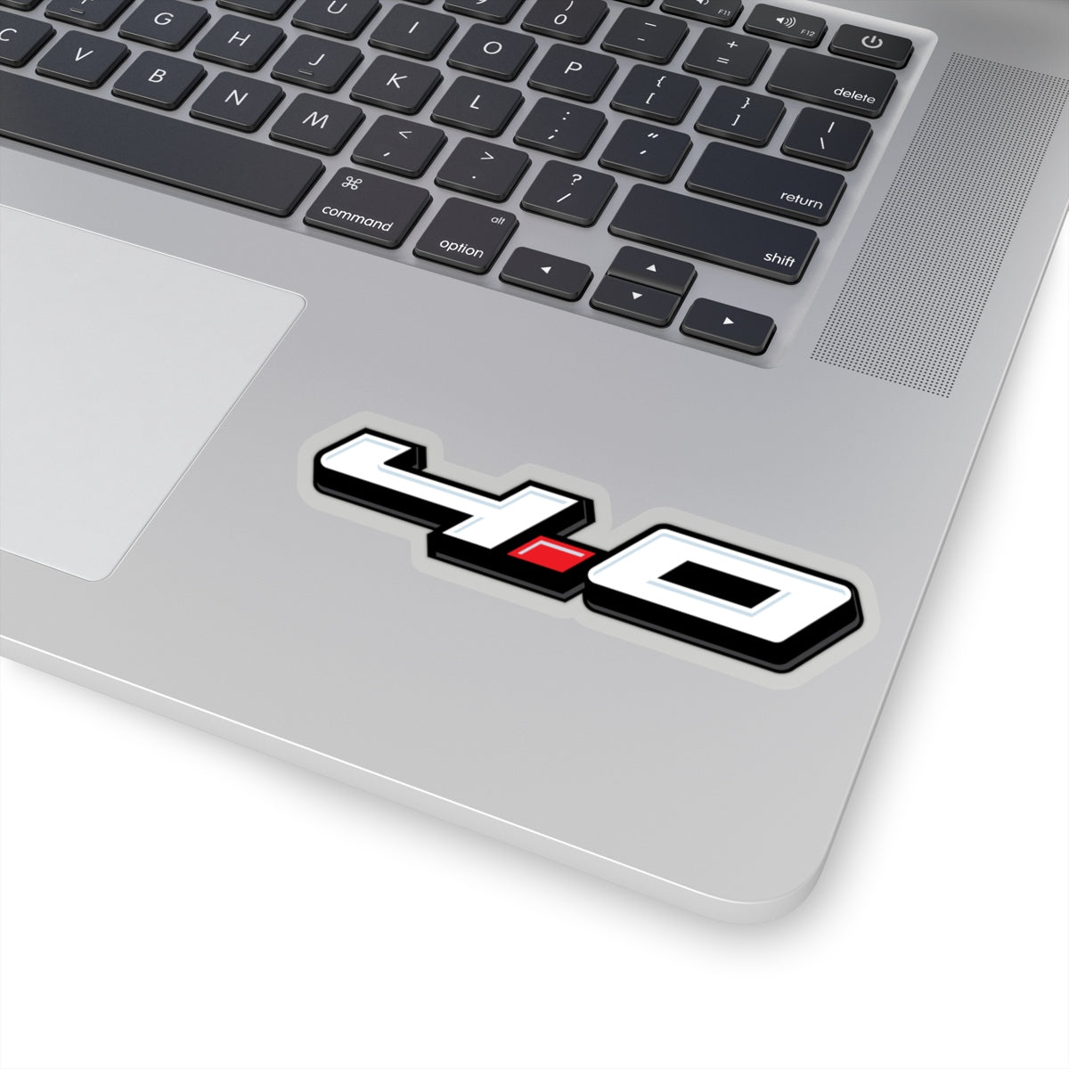 4.0 Sticker 3D (White) - 5ohNation