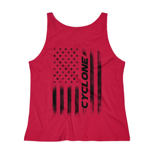 American Flag Cyclone Tank Top (Black) - 5ohNation