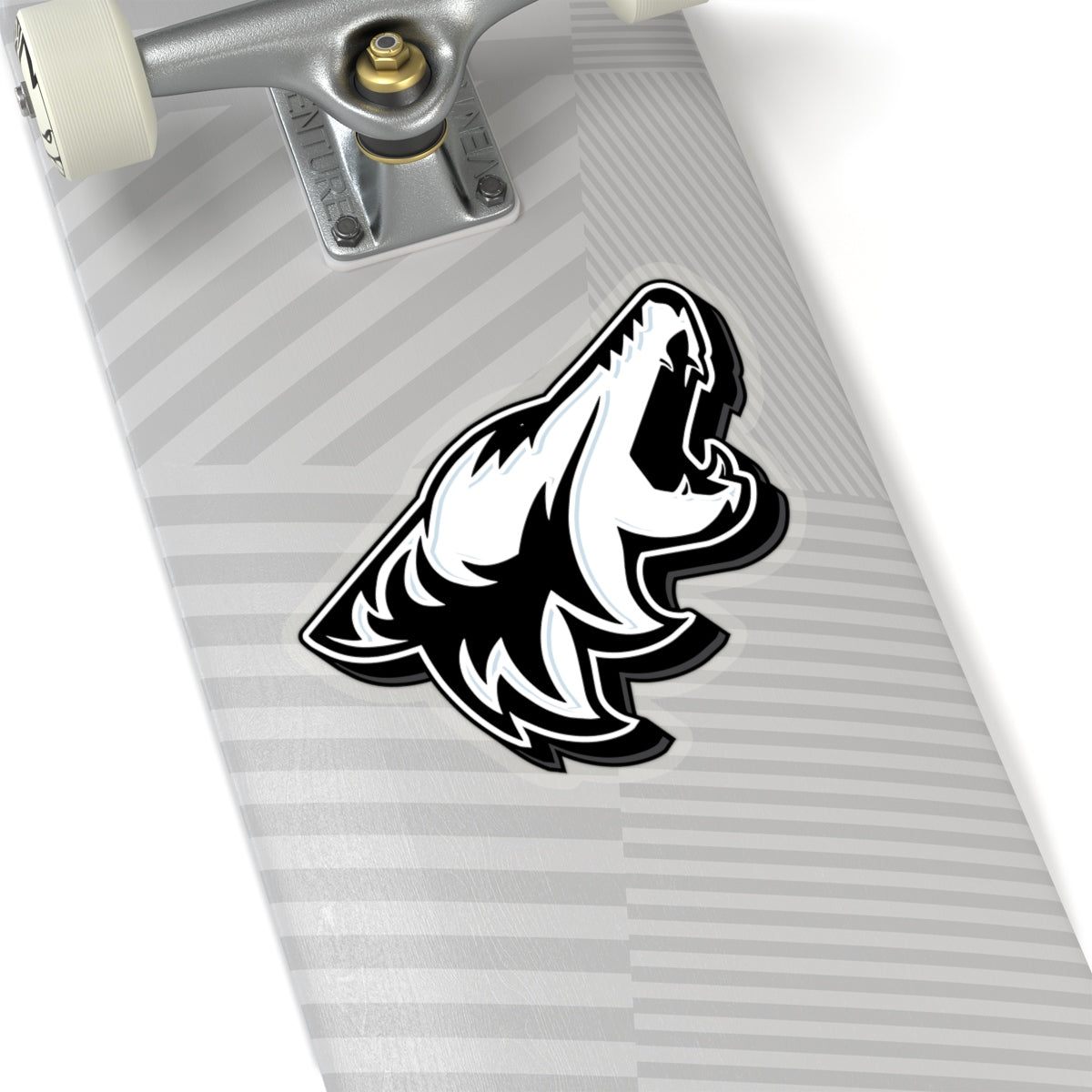 Oxford White Coyote Sticker 3D - 5ohNation