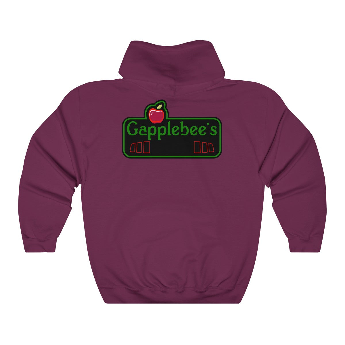 s197 Gapplebee's Pull Over Hoodie (Back Design) - 5ohNation