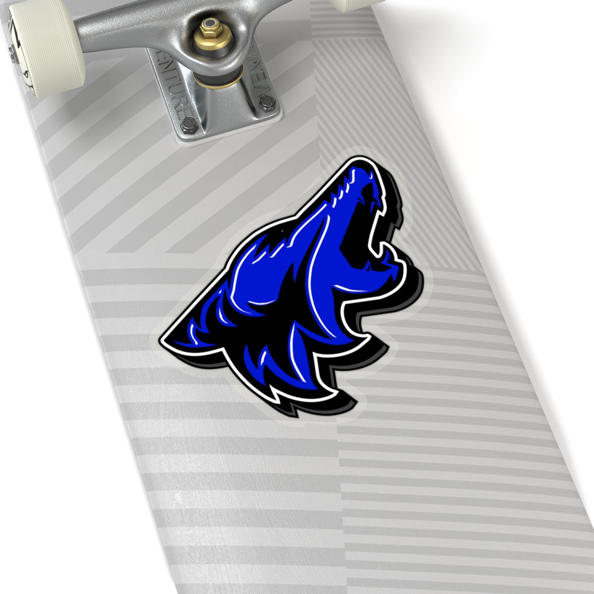 Deep Impact/Lightning Blue Coyote Sticker 3D - 5ohNation