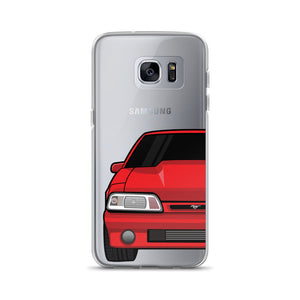 87-93 Red Foxbody Samsung Case (Rear) - 5ohNation