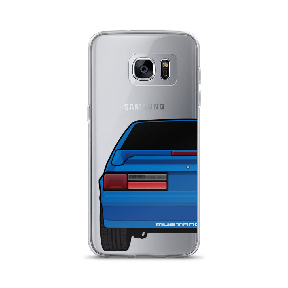 87-93 Blue Hatchback Samsung Case (Rear) - 5ohNation