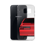 87-93 Red Hatchback Samsung Case (Rear) - 5ohNation
