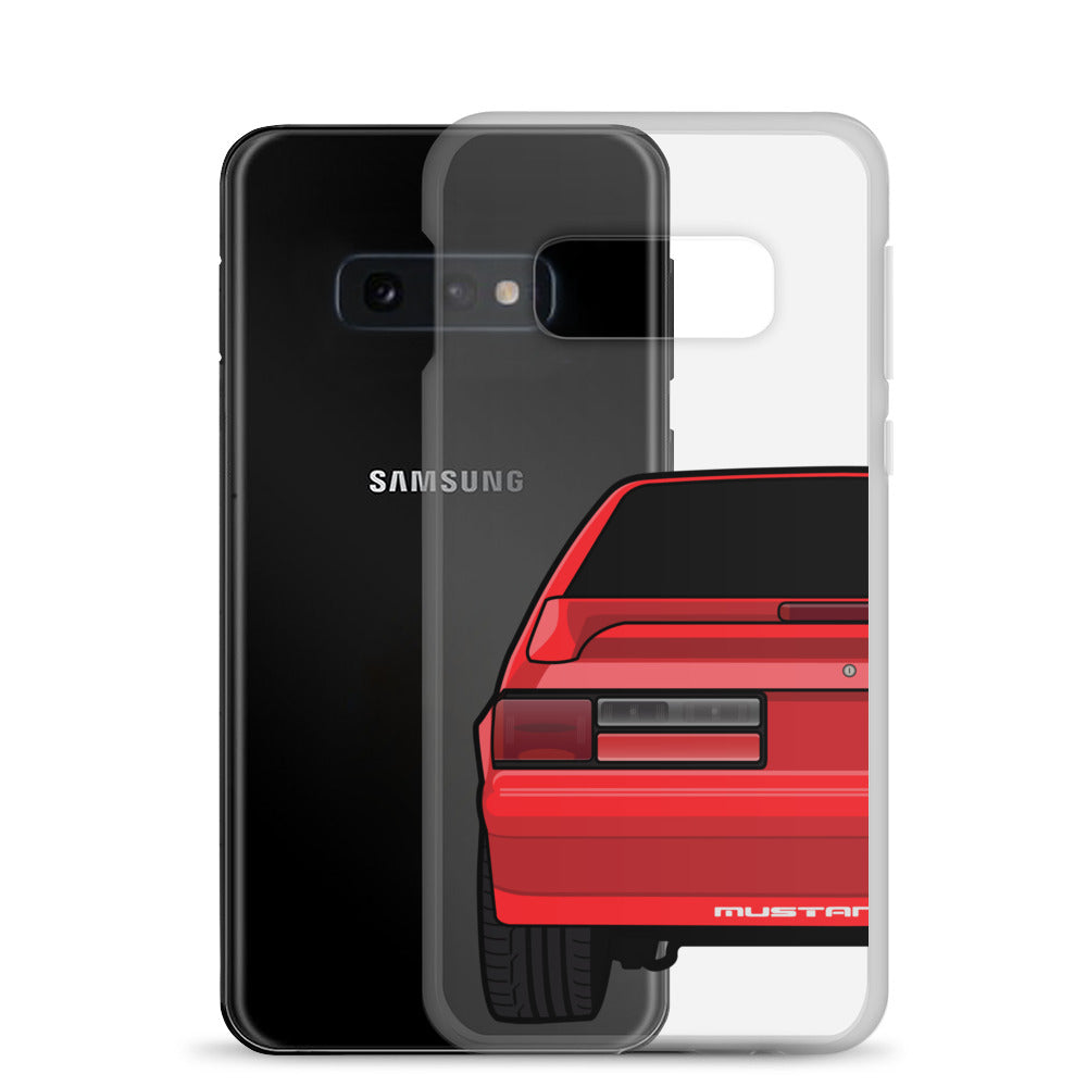 87-93 Red Hatchback Samsung Case (Rear) - 5ohNation