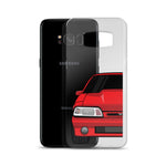 87-93 Red Foxbody Samsung Case (Rear) - 5ohNation