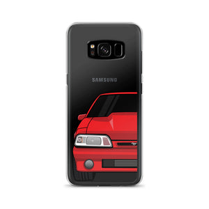 87-93 Red Foxbody Samsung Case (Rear) - 5ohNation