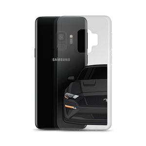 2018-19 Shadow Black Samsung Case (Front) - 5ohNation