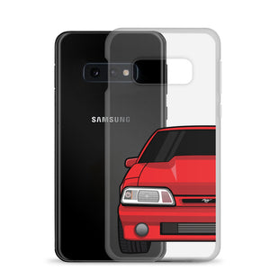 87-93 Red Foxbody Samsung Case (Rear) - 5ohNation