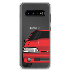 87-93 Red Foxbody Samsung Case (Rear) - 5ohNation