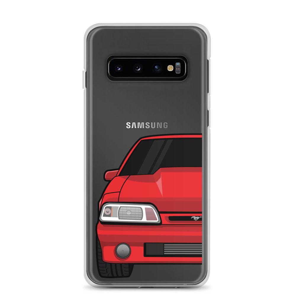 87-93 Red Foxbody Samsung Case (Rear) - 5ohNation