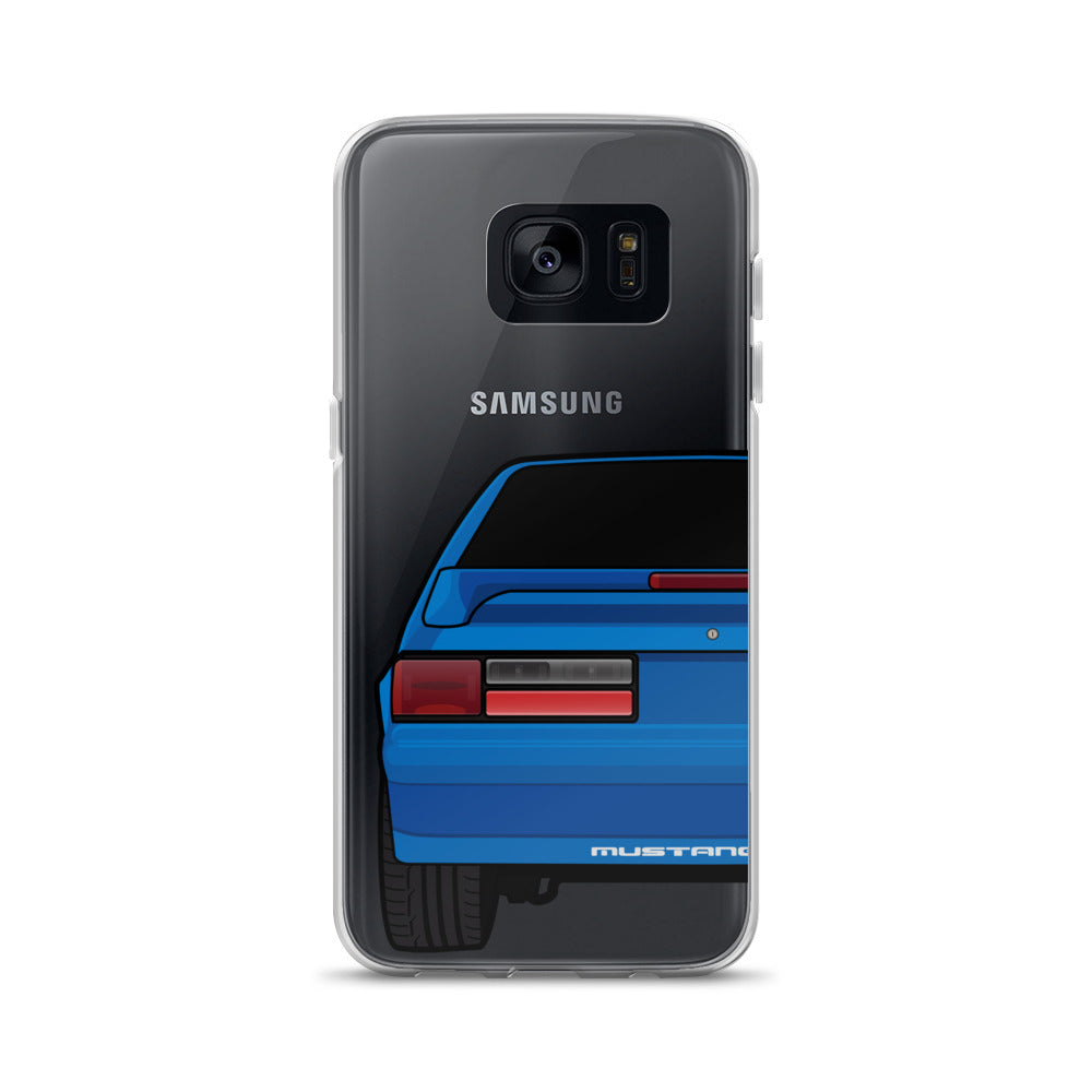 87-93 Blue Hatchback Samsung Case (Rear) - 5ohNation